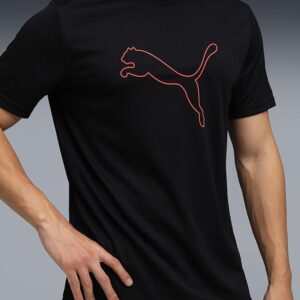 Puma Men Polyester Solid Regular Fit T-Shirt